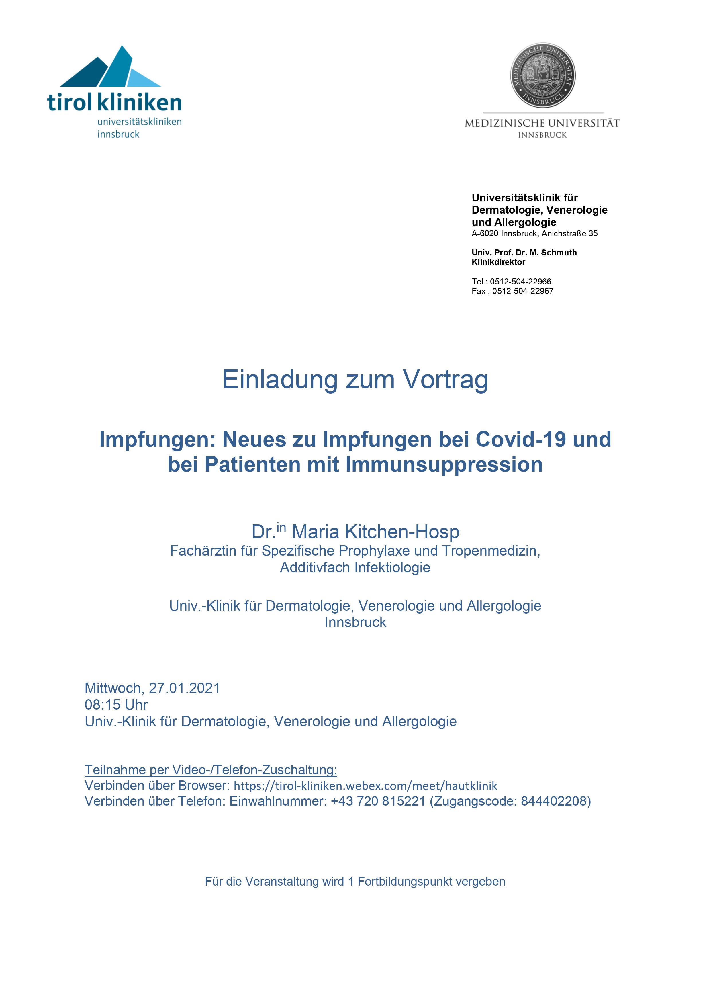 Neues zu Impfungen bei Covid-19 und bei Patienten mit Immunsuppression