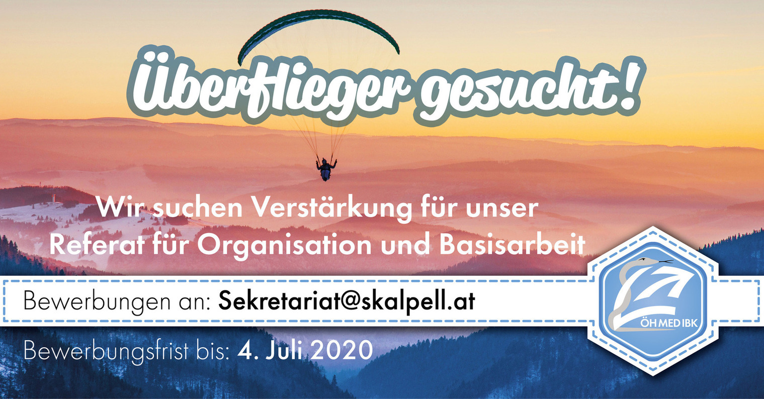 Ausschreibung Referat für Organisation und Basisarbeit