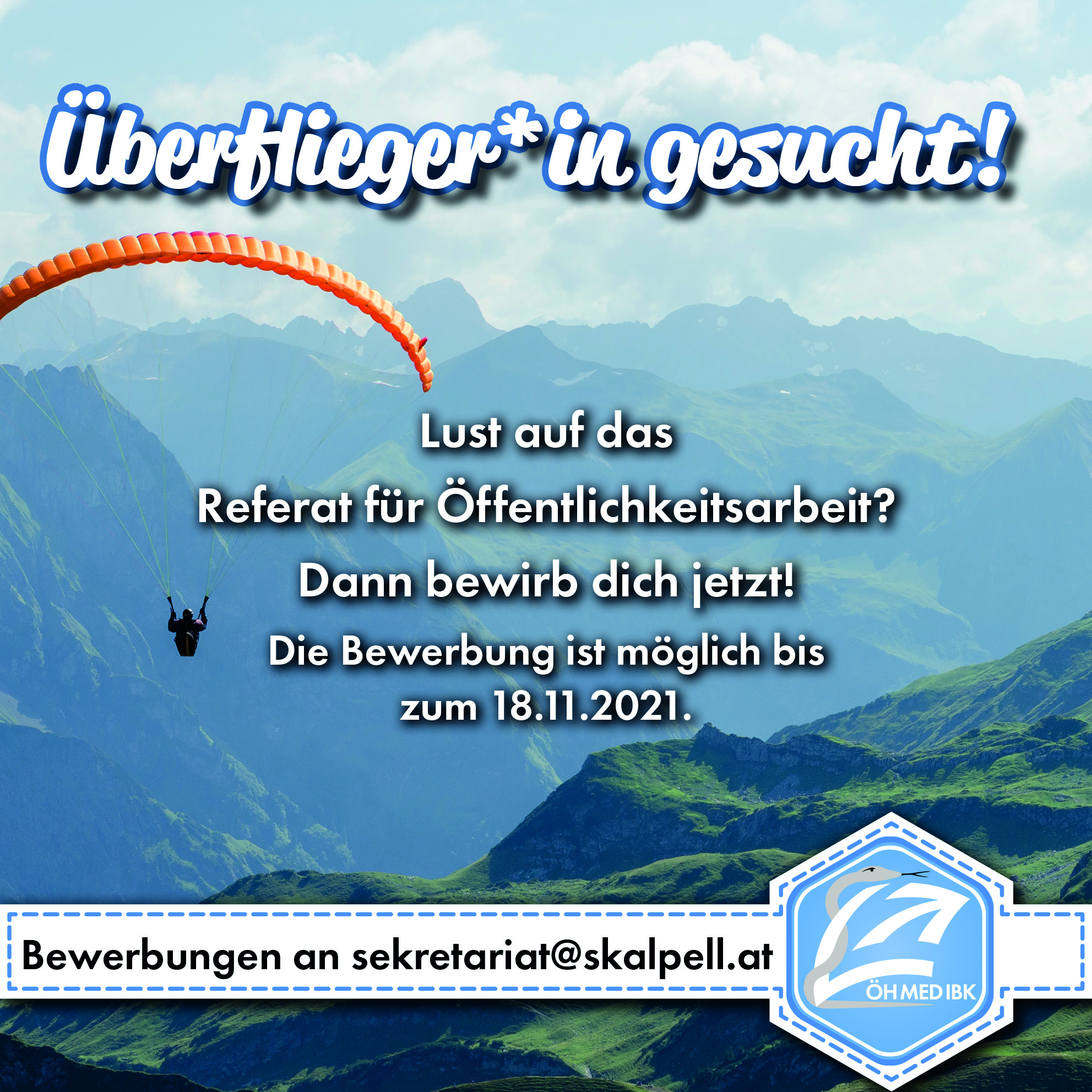 Überflieger*in gesucht!